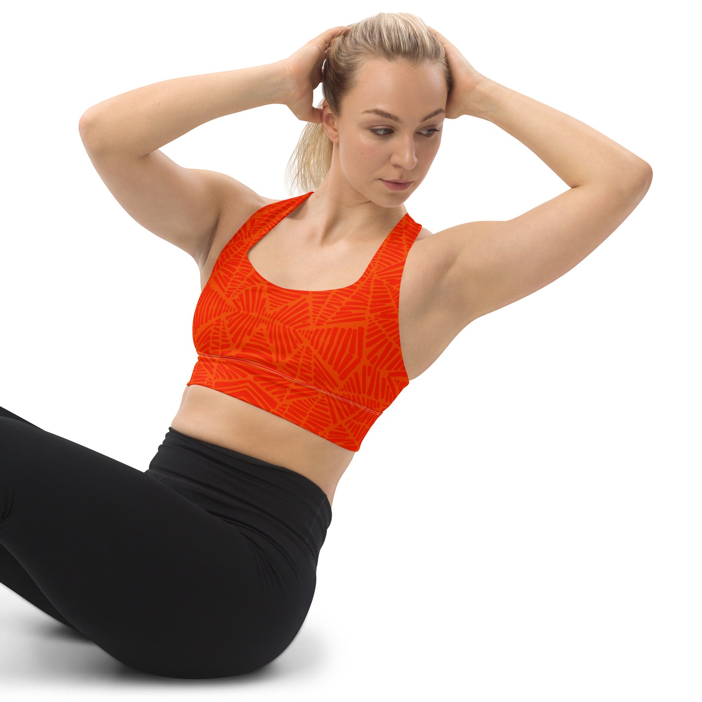 Blood Orange Classic Sports Bra