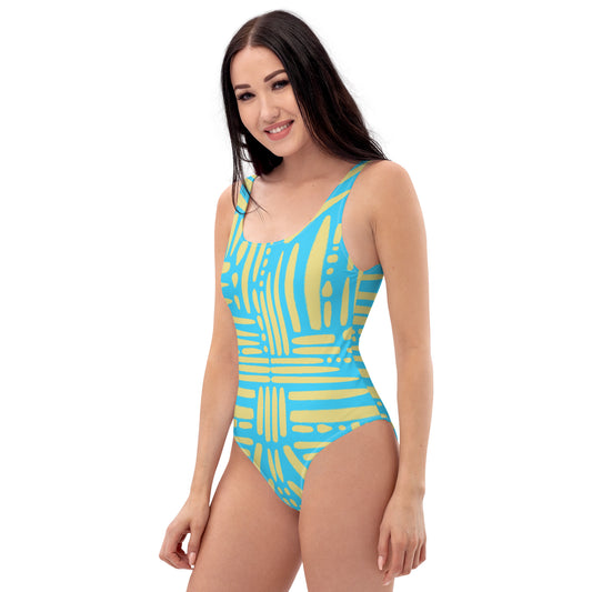 Ibiza Blue One-Piece Swimsuit