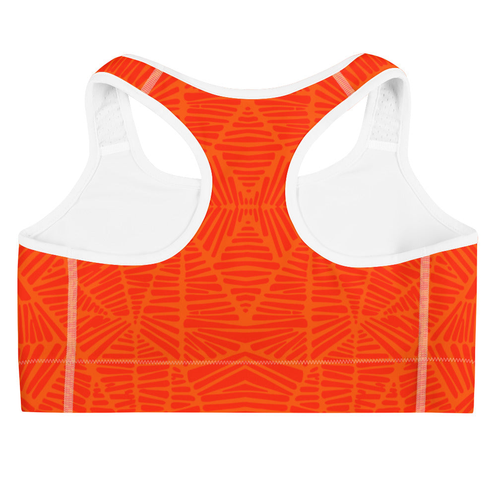 Blood Orange Classic Sports Bra