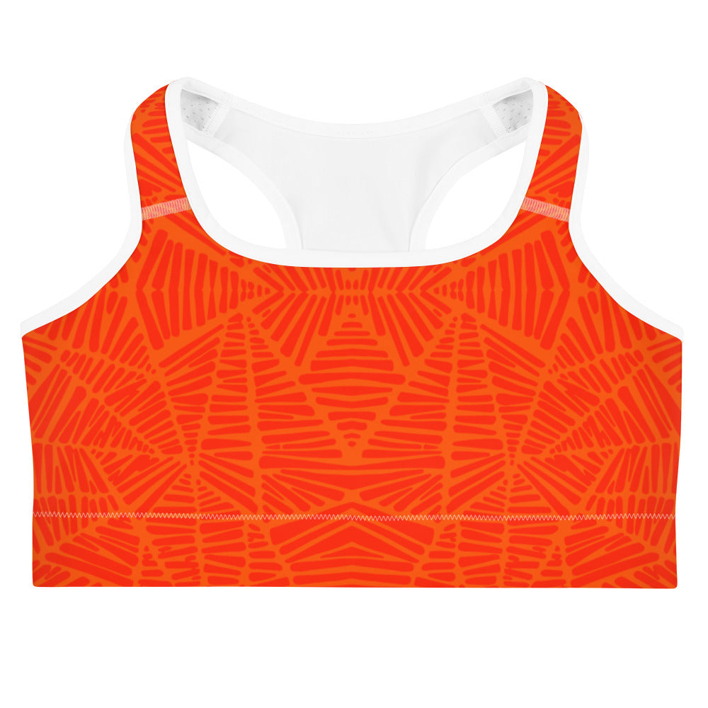 Blood Orange Classic Sports Bra