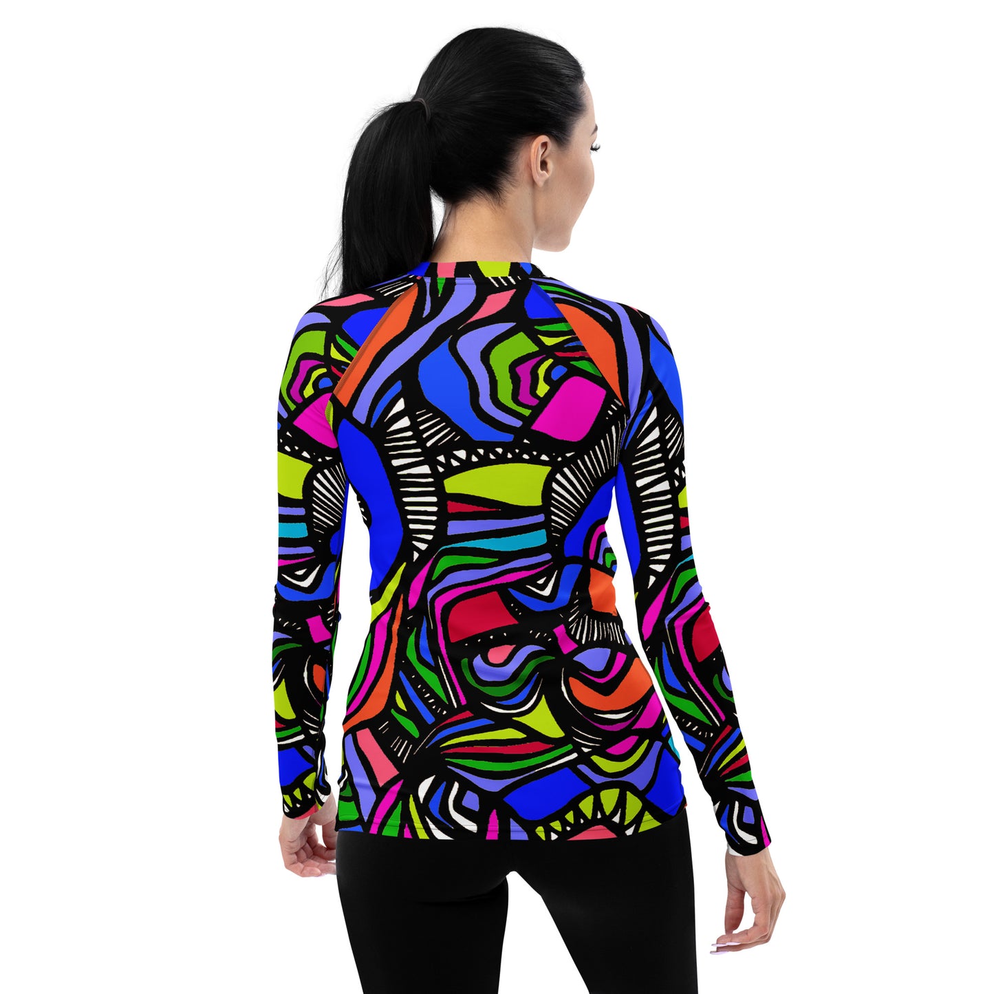 It's a Colorful Whirled Long Sleeve Top