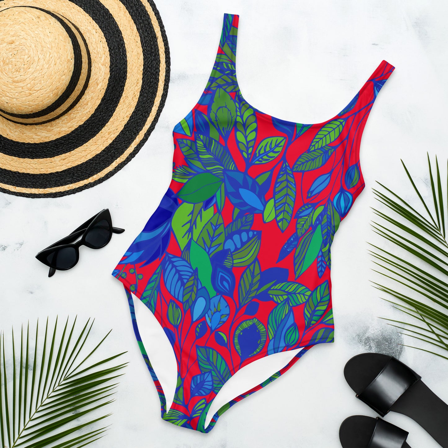 Red Lala One-Piece Swimsuit
