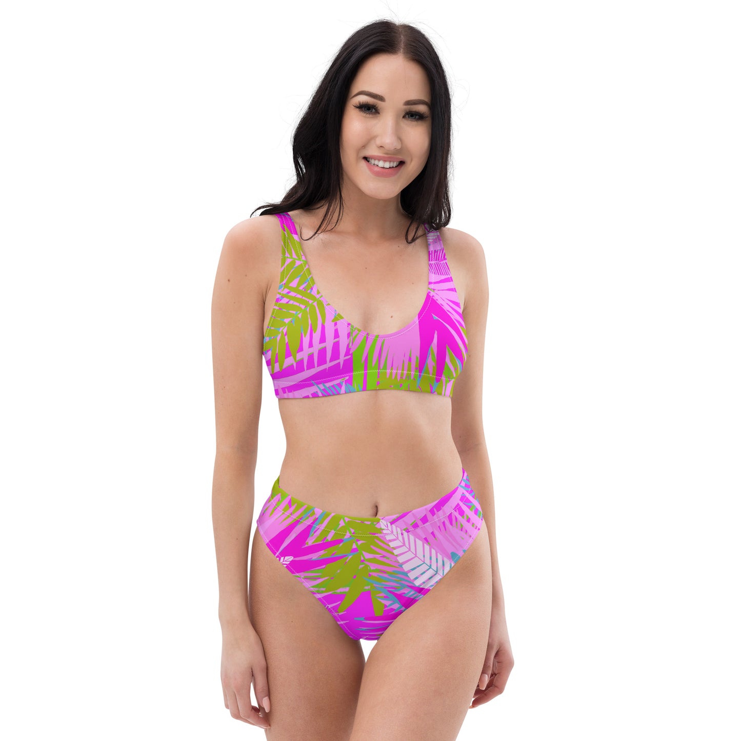 Tropicalia Pink High Waisted Bikini